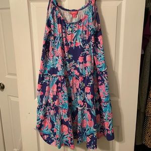 NWOT Lilly Pulitzer - Loro Swing Dress - Corsica Blue Toucan Party